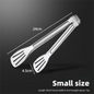 Pinça de Cozinha em Aço Inoxidável | Pinça para Churrasco e Sobremesas | Utensílio Profissional 24cm