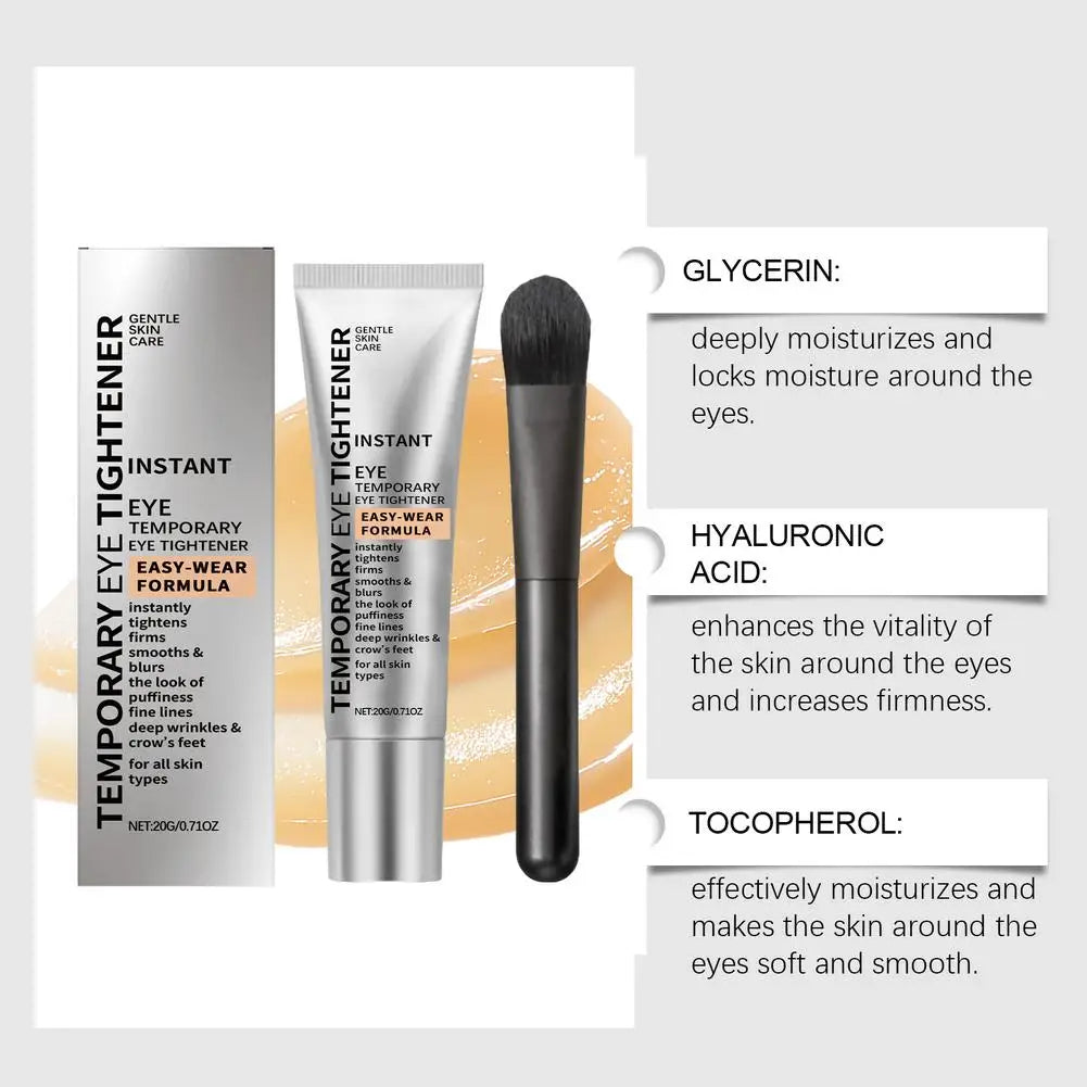 Creme Olhos Tensor Instantâneo Anti-Rugas – Efeito Lifting Imediato Firmeza Suaviza Linhas Finas