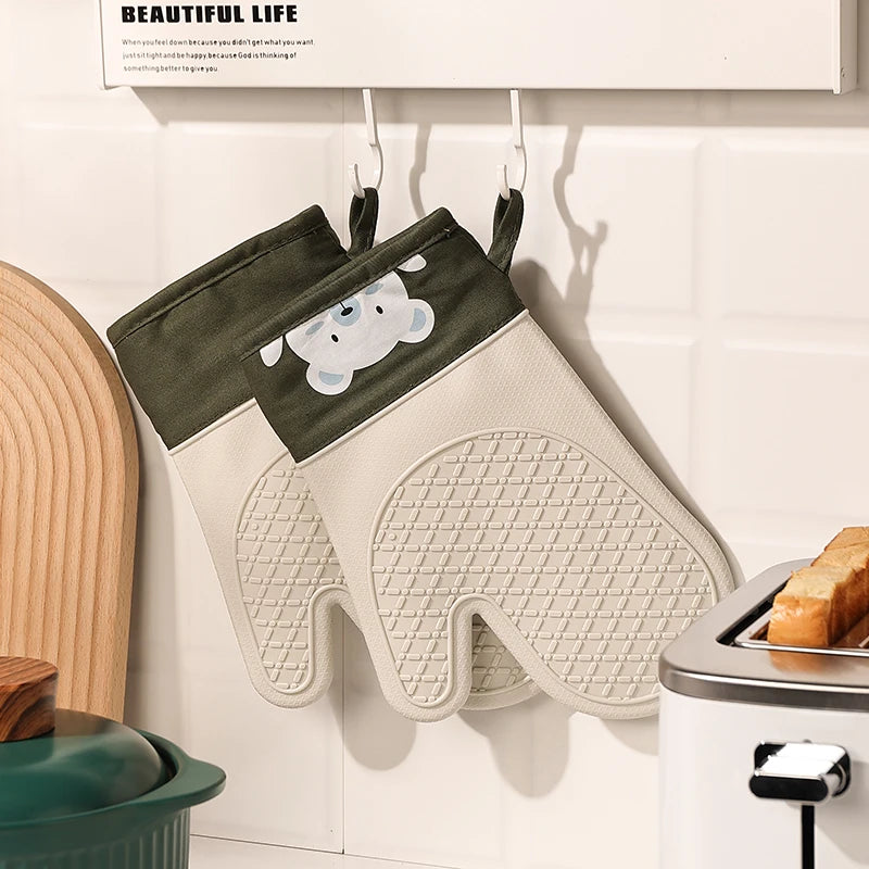 Luvas Silicone Cozinha Resistentes Calor
