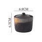 Frasco Temperos Cerâmica Vintage - Recipiente Sal Açúcar Pimenta Especiarias Decoração Cozinha