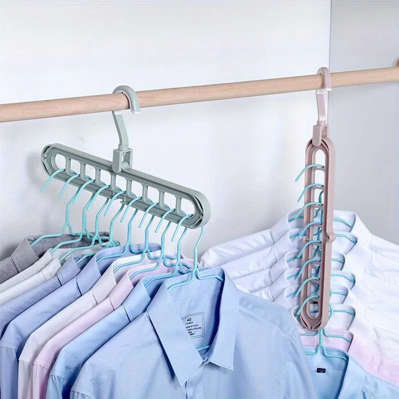 Cabide Multifuncional Dobrável | Organização Inteligente para Roupas