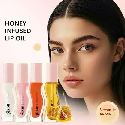 Gisou Lip Balm Óleo Labial Glazed Plum – Hidratação, Volume e Brilho para Lábios Perfeitos