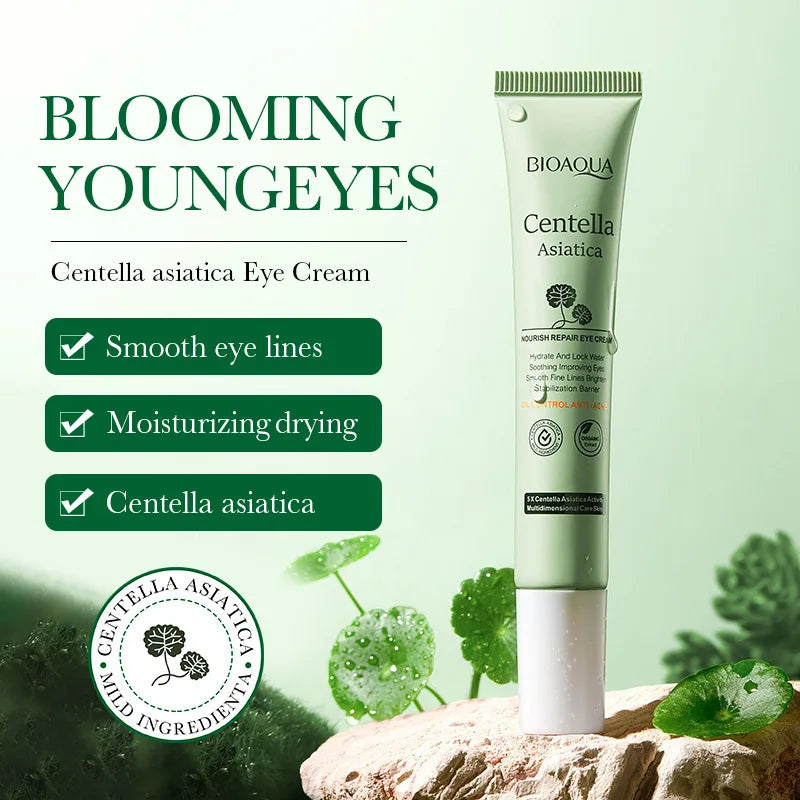 Creme Olhos Centella Asiatica – Hidratante Firmeza Clareia Olheiras Suaviza Linhas Nutre 20g
