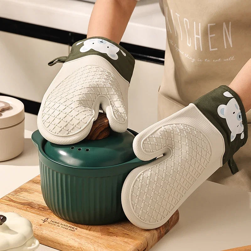 Luvas Silicone Cozinha Resistentes Calor