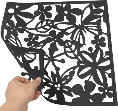 Divisória Decorativa Borboletas 12 Peças PP - Biombo Parede 1,92m²