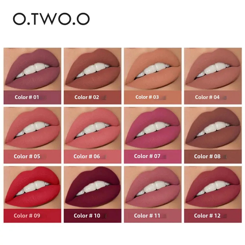 Batom 2 em 1 Matte e Gloss | 12 Cores para Todos os Looks