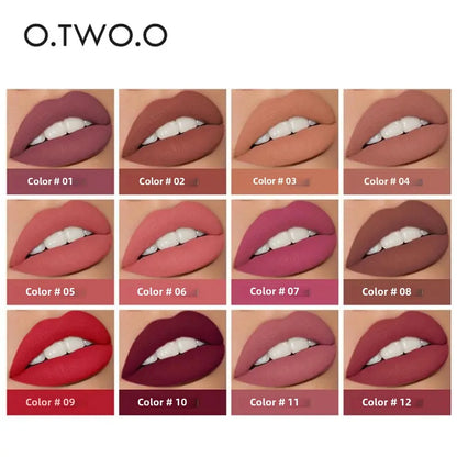 Batom 2 em 1 Matte e Gloss | 12 Cores para Todos os Looks