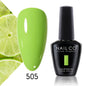 Verniz Gel NAILCO 15ml Série Vermelho Escuro – Cores Glitter UV Manicure Profissional Semi-Permanente