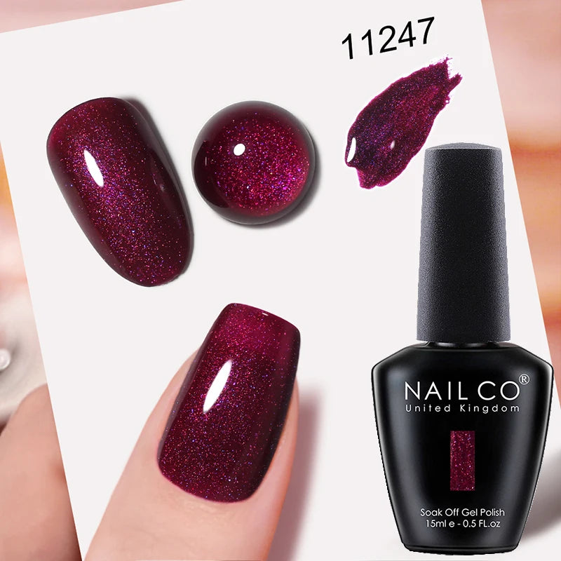 Verniz Gel NAILCO 15ml UV/LED Sem Hema/TPO – Base e Top Coat Profissional Semi-Permanente