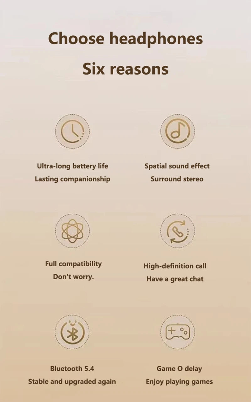 Xiaomi Fones TWS 5.3 com Microfone HD - Auriculares Bluetooth Stereo HiFi para iPhone e Android