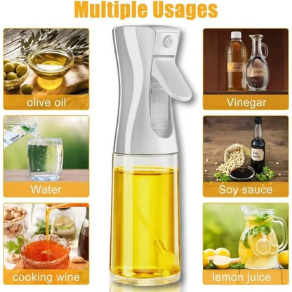 Spray de Óleo para Cozinha - Pulverizador Dispensador Azeite Reutilizável Grau Alimentar Vinagre