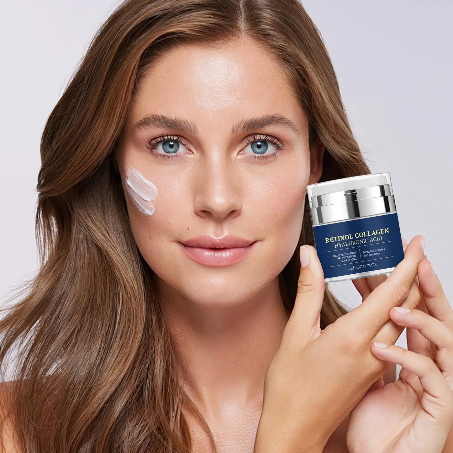 Creme Retinol Lifting Firmeza – Anti-Idade Rugas Hidratação Profunda Colágeno Suaviza Linhas Rosto