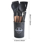 Kit 12 Utensílios Cozinha Cabo Madeira