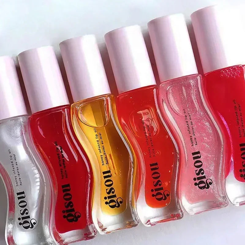 Gisou Lip Balm Óleo Labial Glazed Plum – Hidratação, Volume e Brilho para Lábios Perfeitos