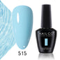 Verniz Gel NAILCO 15ml Série Vermelho Escuro – Cores Glitter UV Manicure Profissional Semi-Permanente