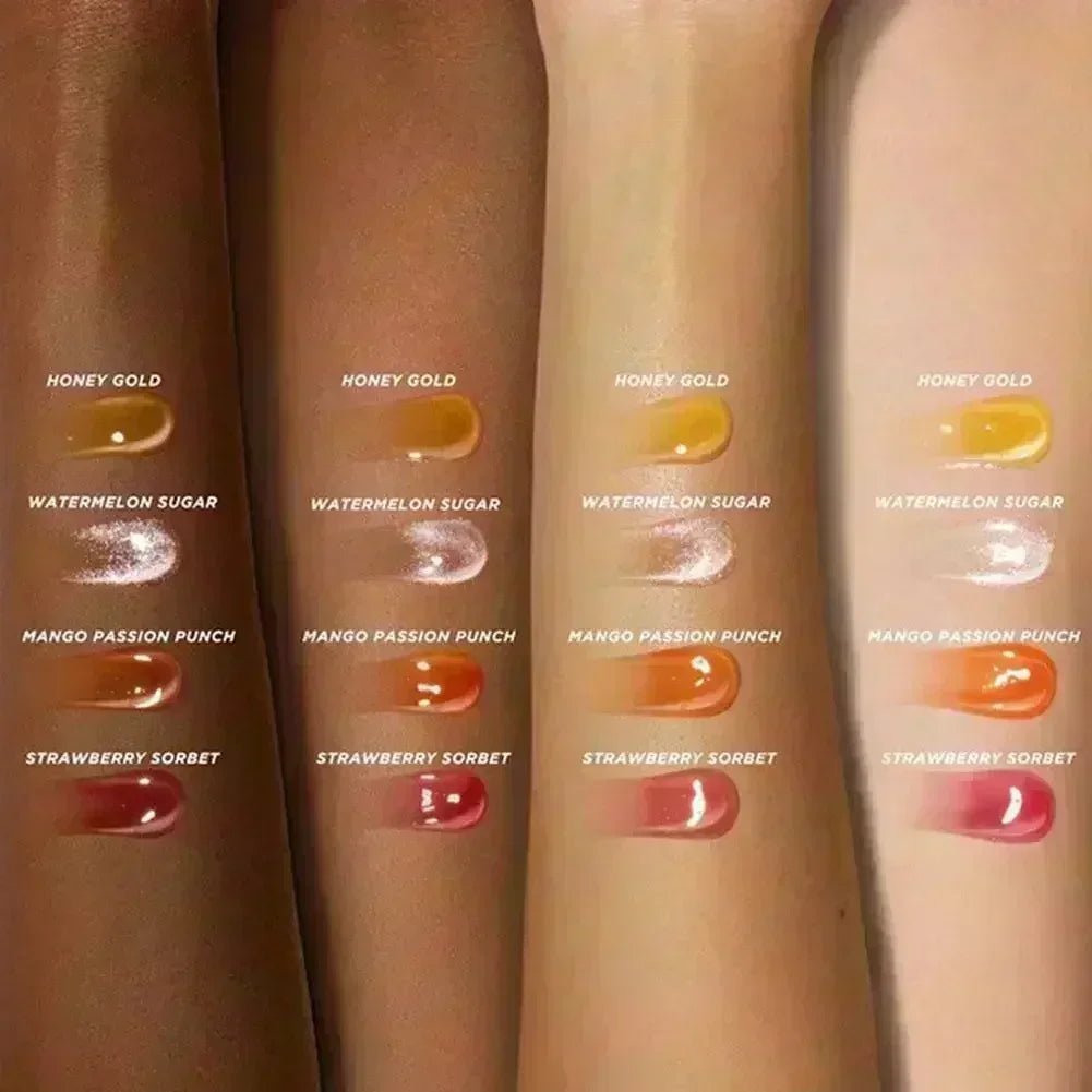 Gisou Lip Balm Óleo Labial Glazed Plum – Hidratação, Volume e Brilho para Lábios Perfeitos