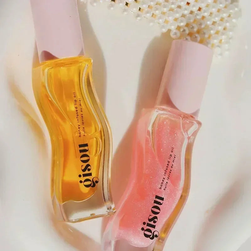 Gisou Lip Balm Óleo Labial Glazed Plum – Hidratação, Volume e Brilho para Lábios Perfeitos