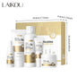 Kit LAIKOU Caracol 5 Peças - Gel Limpeza Tónico Sérum Creme Olhos Elasticidade Facial