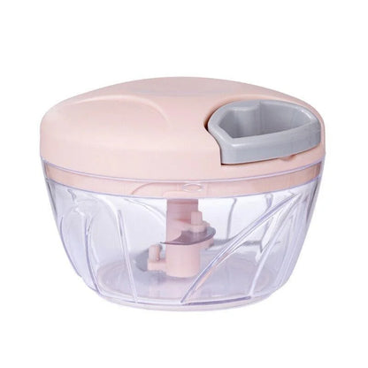 Picador Alho Manual 500/900ml Rotativo - Triturador Cebola Vegetais Carne Acessório Cozinha