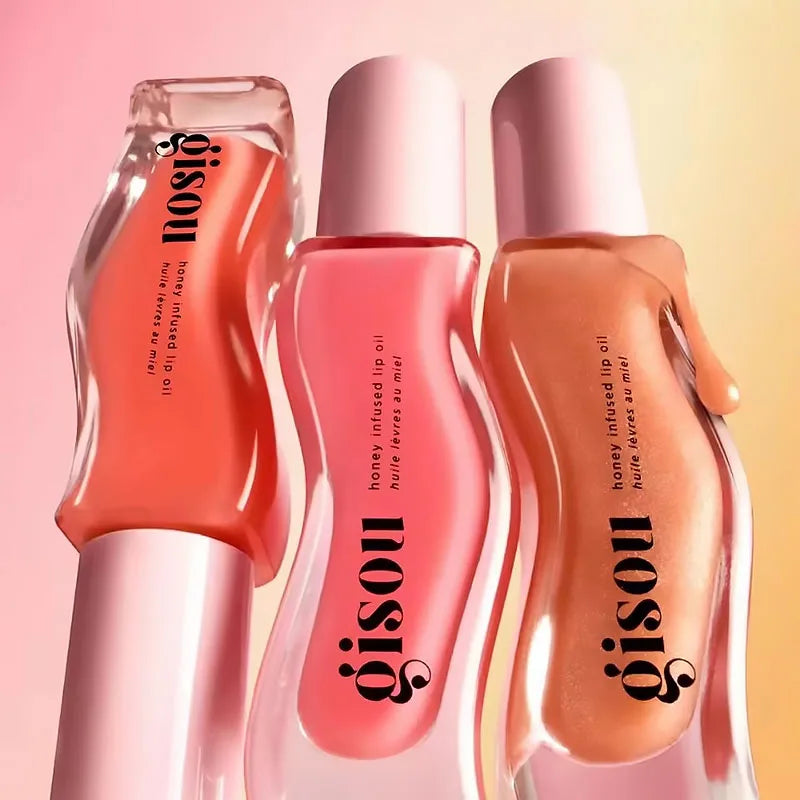 Gisou Lip Balm Óleo Labial Glazed Plum – Hidratação, Volume e Brilho para Lábios Perfeitos