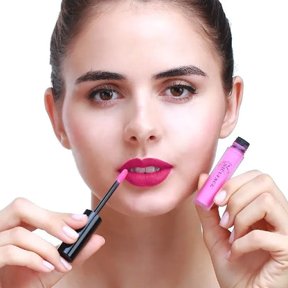 Batom Líquido Matte 34 Cores | À Prova d'Água para Lábios Perfeitos