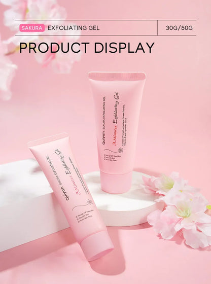 Gel Esfoliante Facial Sakura - Hidratante e Nutritivo para Pele Radiante