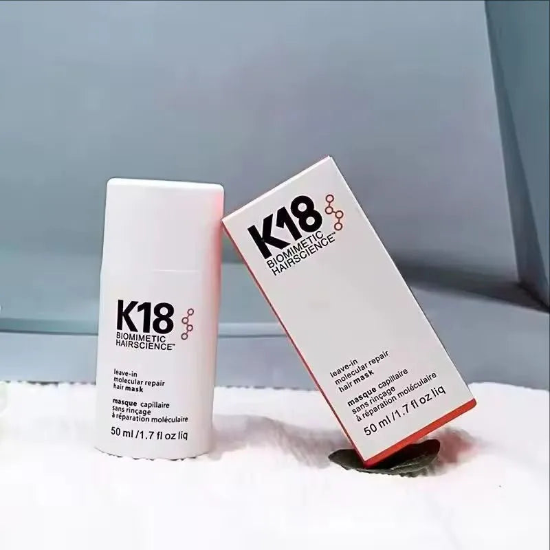 Máscara Capilar K18 Leave-In Reparação Molecular – Tratamento de Queratina para Cabelo Macio e Saudável