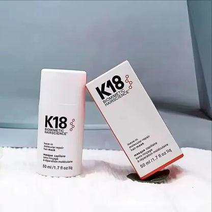 Máscara Capilar K18 Leave-In Reparação Molecular – Tratamento de Queratina para Cabelo Macio e Saudável