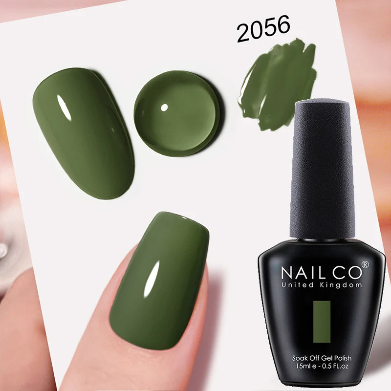 Verniz Gel NAILCO 15ml UV/LED Sem Hema/TPO – Base e Top Coat Profissional Semi-Permanente