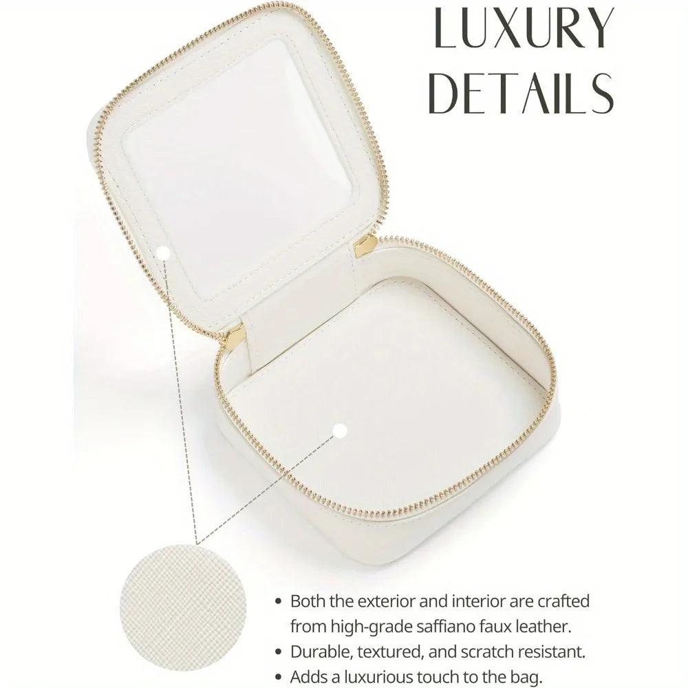 Bolsa Cosmética Mini Transparente | Necessaire de Viagem Impermeável