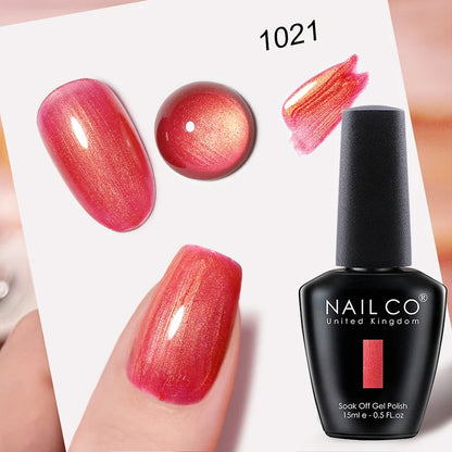 Verniz Gel NAILCO 15ml UV/LED Sem Hema/TPO – Base e Top Coat Profissional Semi-Permanente