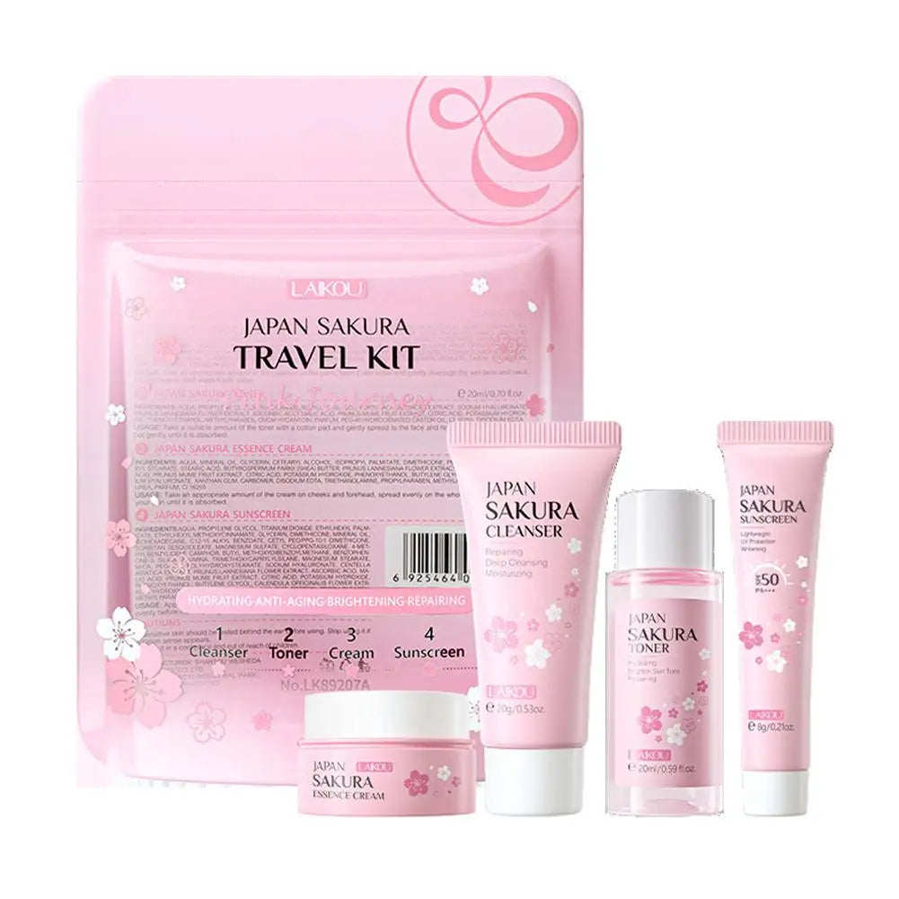 Kit 5 Produtos Vitamina C | Hidratação Profunda | Anti-Envelhecimento | Reduz Linhas Finas | Skincare Coreano Nutritivo