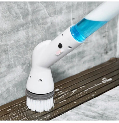 Escova Elétrica Limpeza 7-em-1 Sem Fios - 5000mAh IPX6 Extensível | Casa de Banho Cozinha