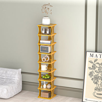 Sapateira Vertical 9 Andares | Organizador Modular de Sapatos | Design Compacto para Quarto e Varanda