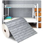 Papel de Parede 3D Autoadesivo Efeito Tijolo Antigo - 70cm x 1/5/10m Impermeável para Sala e Quarto
