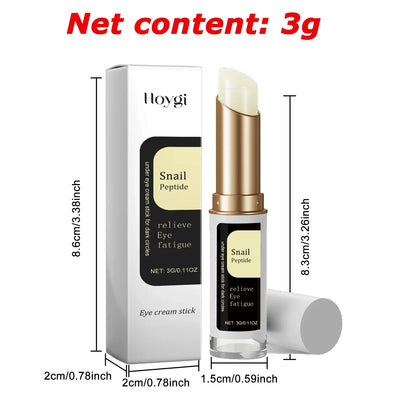 Creme Olhos Stick Caracol Colágeno – Suaviza Linhas Finas Rugas Clareia Olheiras Firma Bolsas Inchaço Hidratante