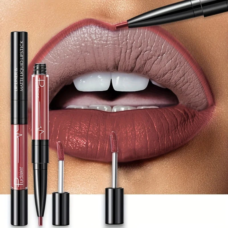 Delineador Labial À Prova de Água – Alta Pigmentação | Longa Duração | Resistente ao Suor | Contorno Perfeito