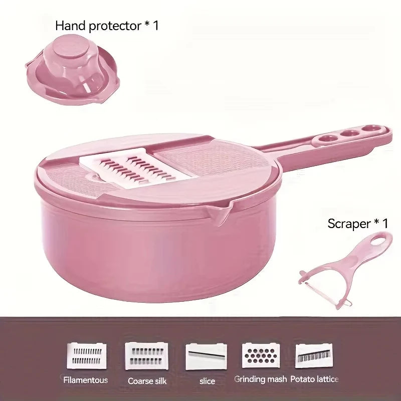 Cortador de Legumes 9 em 1 Multifuncional | Fatiador Profissional para Cozinha