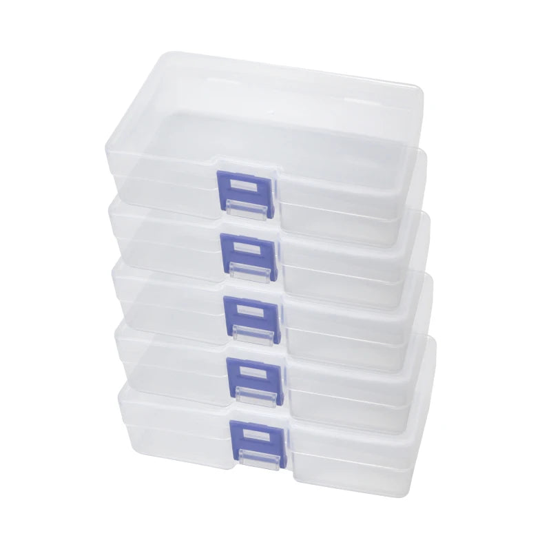 Caixas de Plástico Transparente Empilháveis | Organizador para Pequenos Objetos