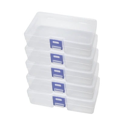 Caixas de Plástico Transparente Empilháveis | Organizador para Pequenos Objetos