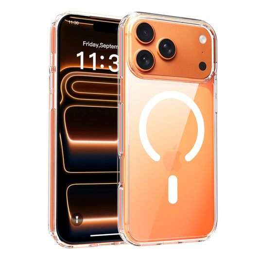 Capa Transparente iPhone com MagSafe | Proteção Slim e Carregamento Magnético