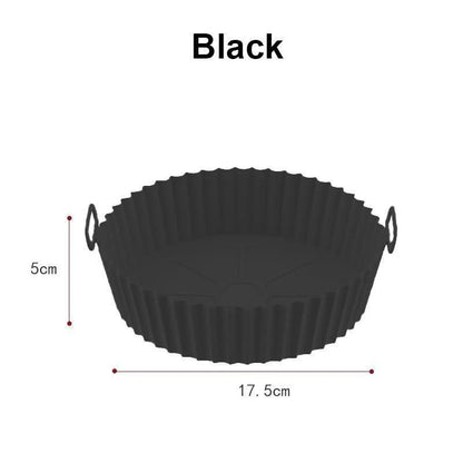 Forros de Silicone Reutilizáveis para Air Fryer - Antiaderente e Fácil Limpeza
