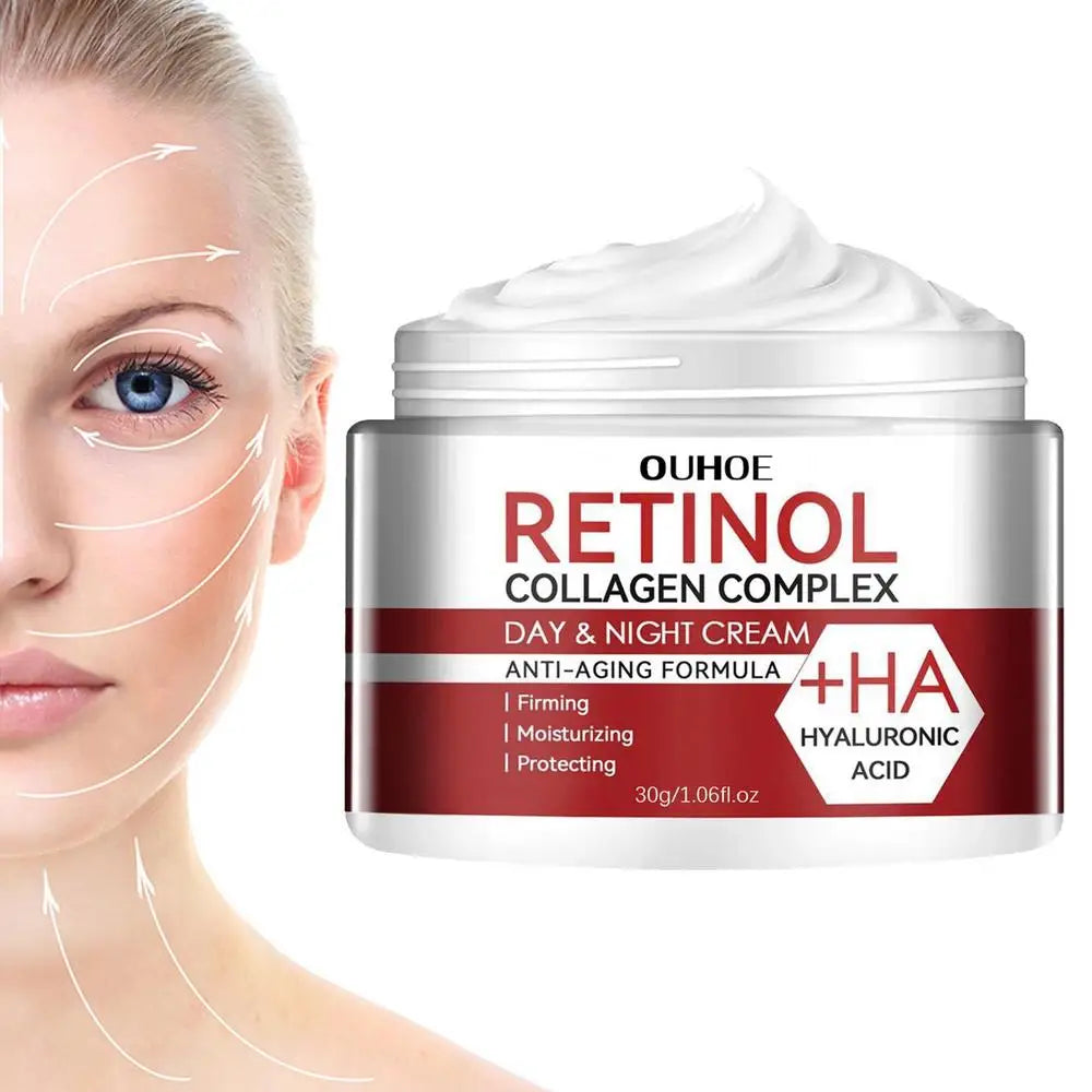 Creme Sérum Retinol 30g Facial Olhos – Firmeza Lifting Anti-Idade Reduz Rugas Linhas Finas