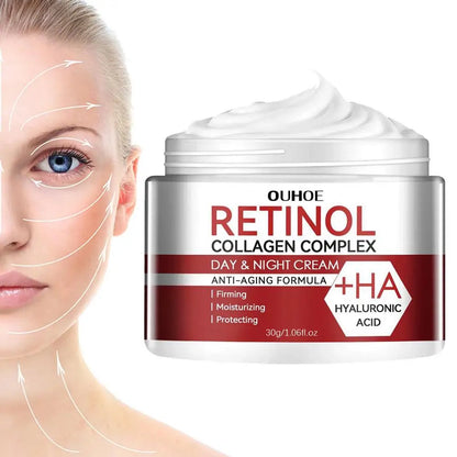 Creme Sérum Retinol 30g Facial Olhos – Firmeza Lifting Anti-Idade Reduz Rugas Linhas Finas