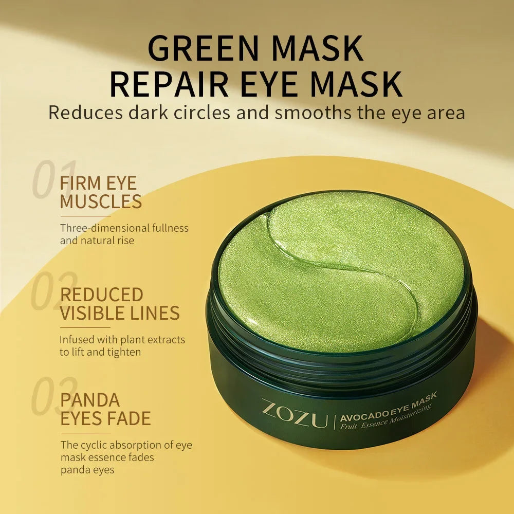 Kit Olhos Perfeitos Dia dos Namorados - 120 Máscaras Abacate + Sérum Café + Creme Colágeno