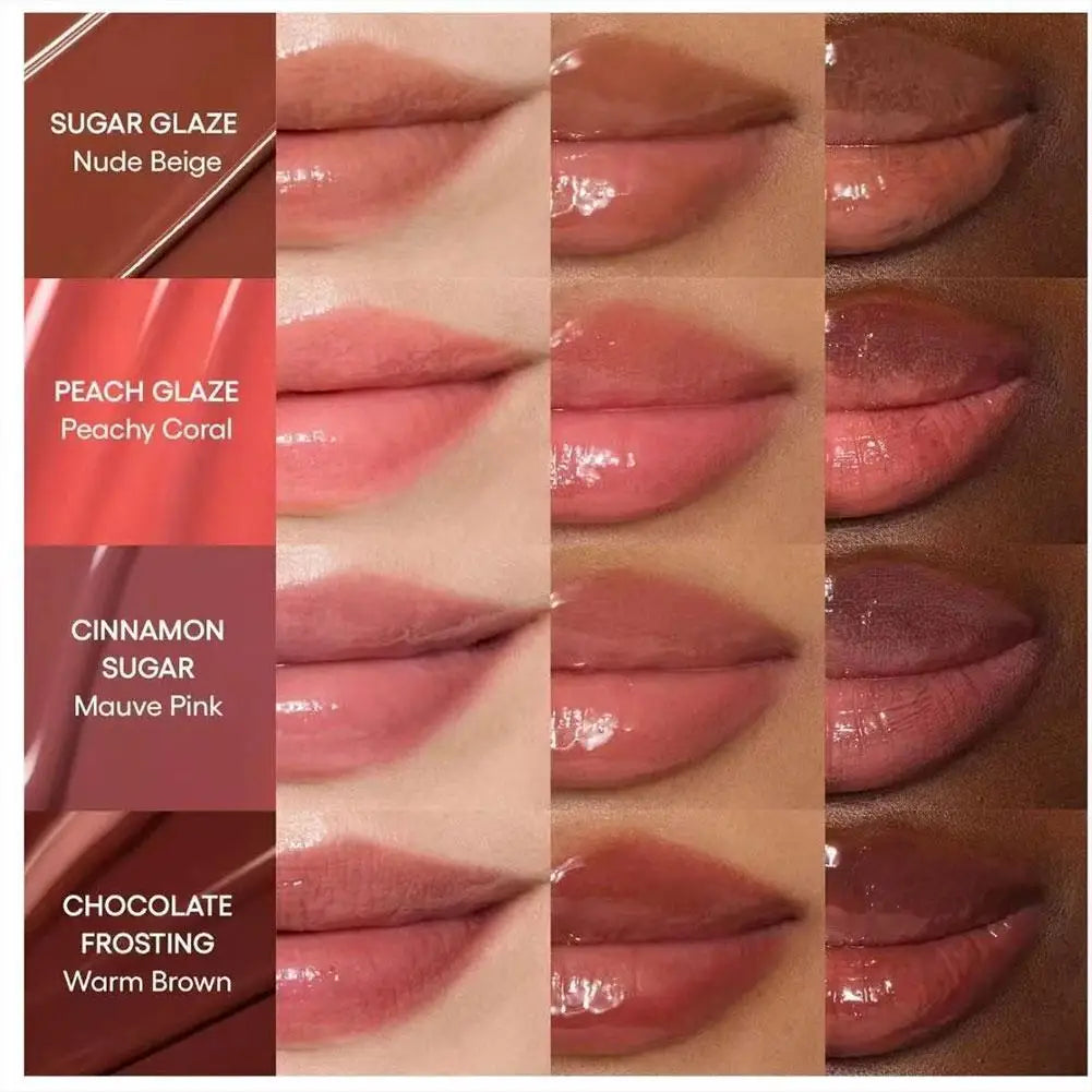 Glaze Craze – Sérum Labial com Polipeptídeos e Cor | Balm Hidratante | Gloss Labial Colorido e Nutritivo | Brilho Original