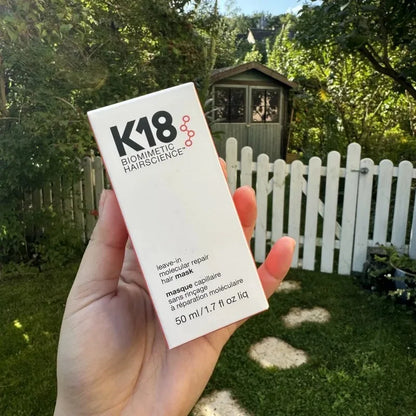 Máscara Capilar K18 Leave-In Reparação Molecular – Tratamento de Queratina para Cabelo Macio e Saudável