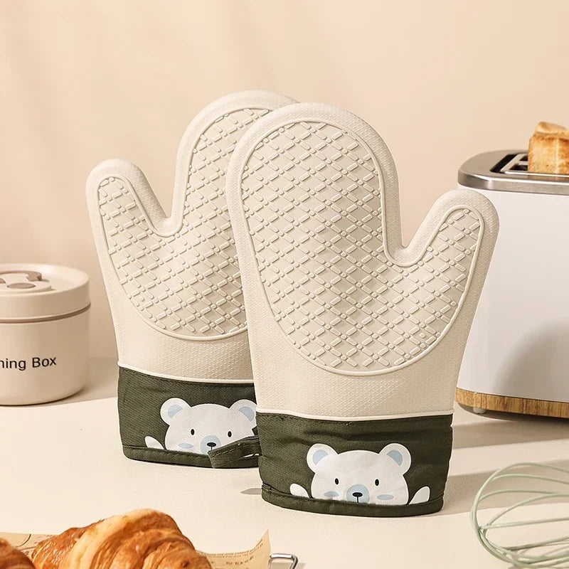 Luvas Silicone Cozinha Resistentes Calor