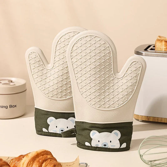 Luvas Silicone Cozinha Resistentes Calor