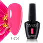 Verniz Gel NAILCO 15ml Série Vermelho Escuro – Cores Glitter UV Manicure Profissional Semi-Permanente
